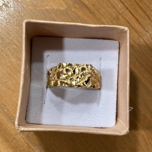 Gold Nugget Ring 10k